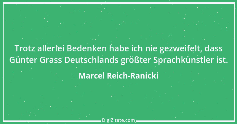 Zitat von Marcel Reich-Ranicki 48