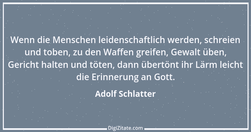 Zitat von Adolf Schlatter 15