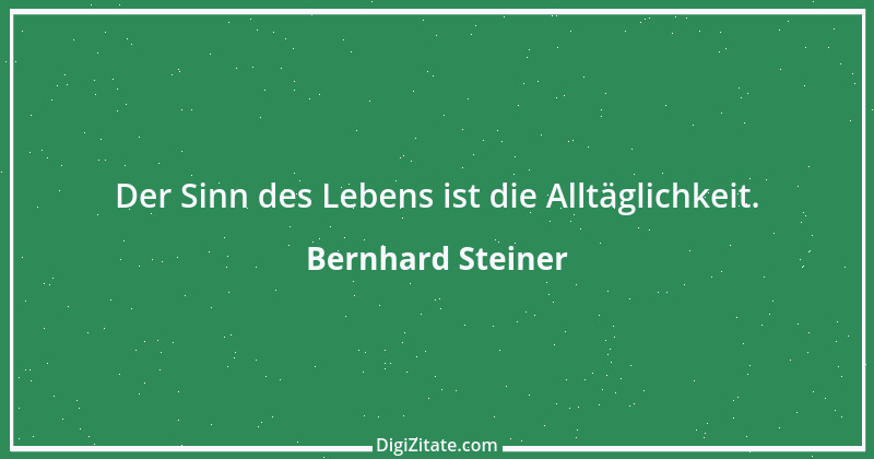 Zitat von Bernhard Steiner 65