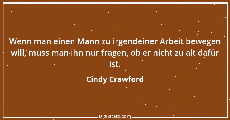 Zitat von Cindy Crawford 3