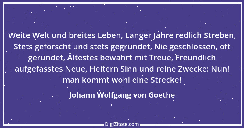 Zitat von Johann Wolfgang von Goethe 1871