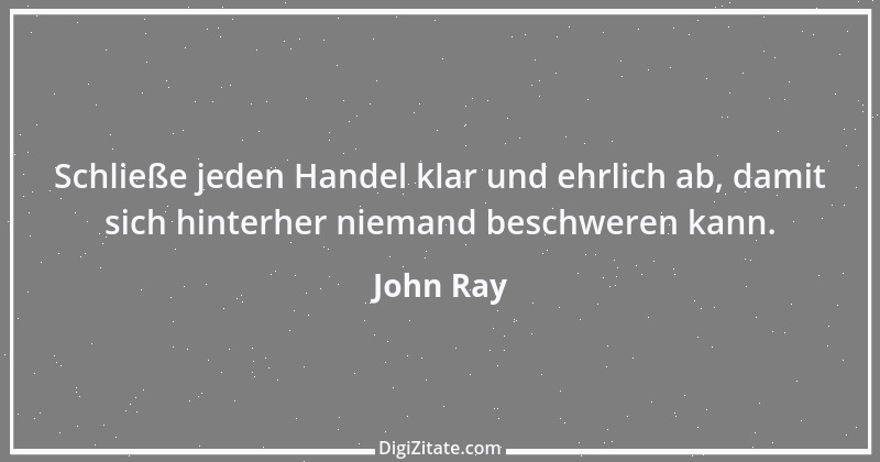 Zitat von John Ray 2