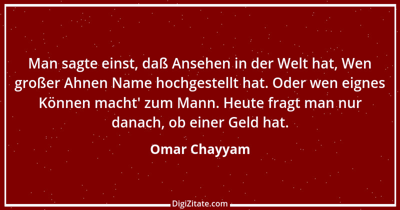 Zitat von Omar Chayyam 14