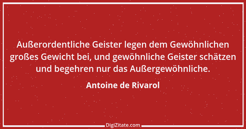 Zitat von Antoine de Rivarol 18