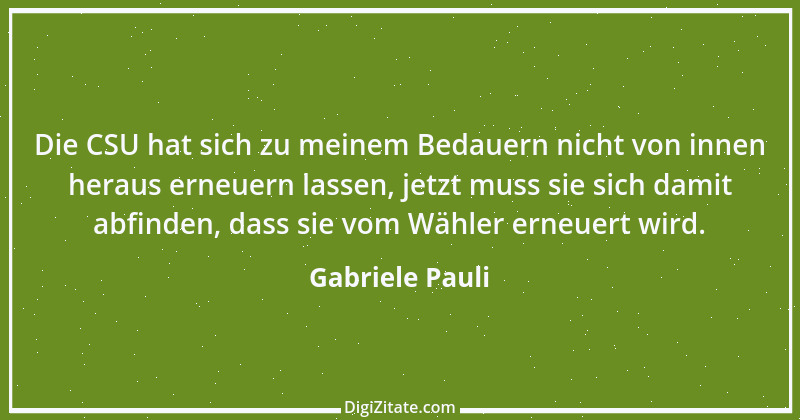 Zitat von Gabriele Pauli 5