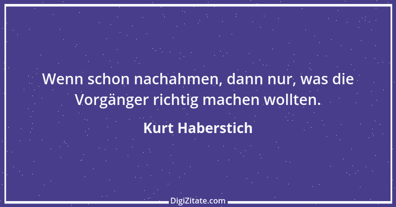 Zitat von Kurt Haberstich 75