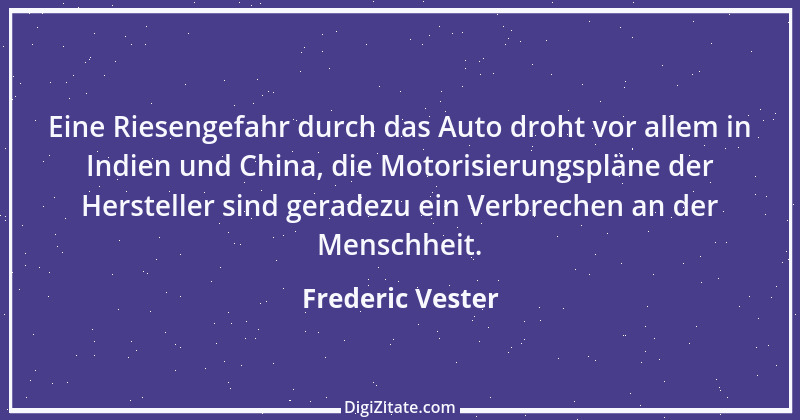 Zitat von Frederic Vester 6