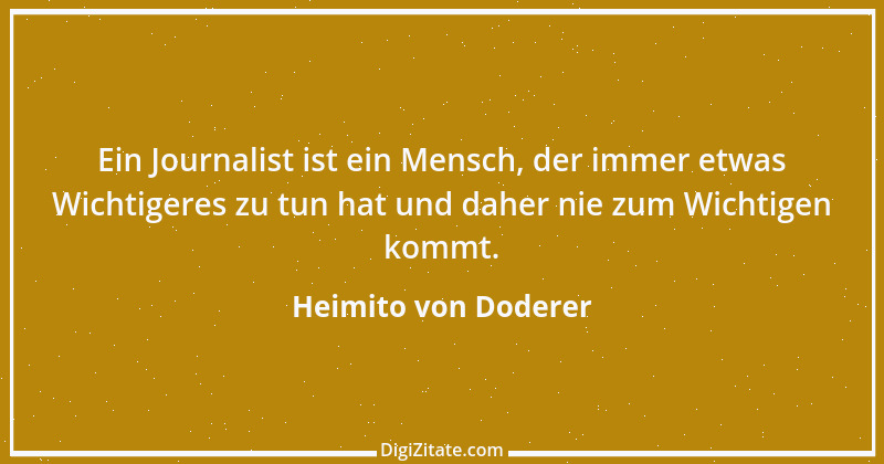 Zitat von Heimito von Doderer 42