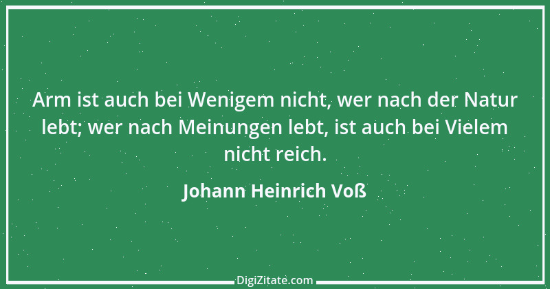 Zitat von Johann Heinrich Voß 1