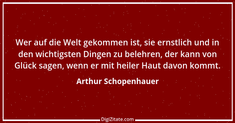 Zitat von Arthur Schopenhauer 740