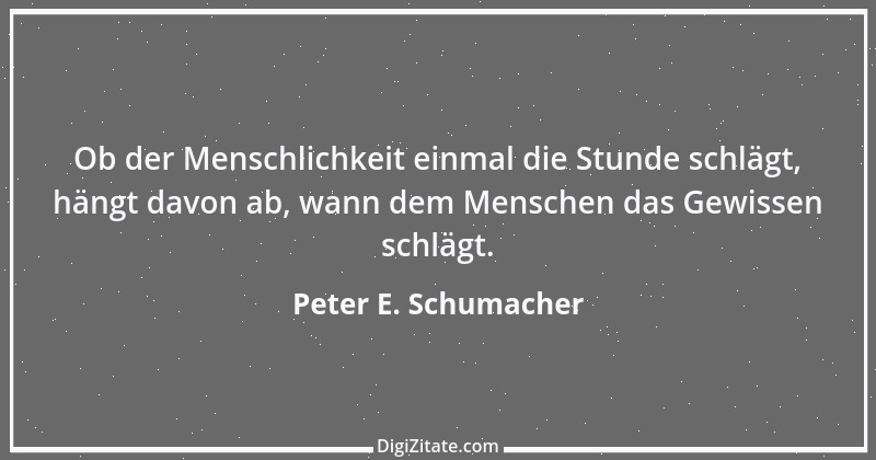 Zitat von Peter E. Schumacher 679