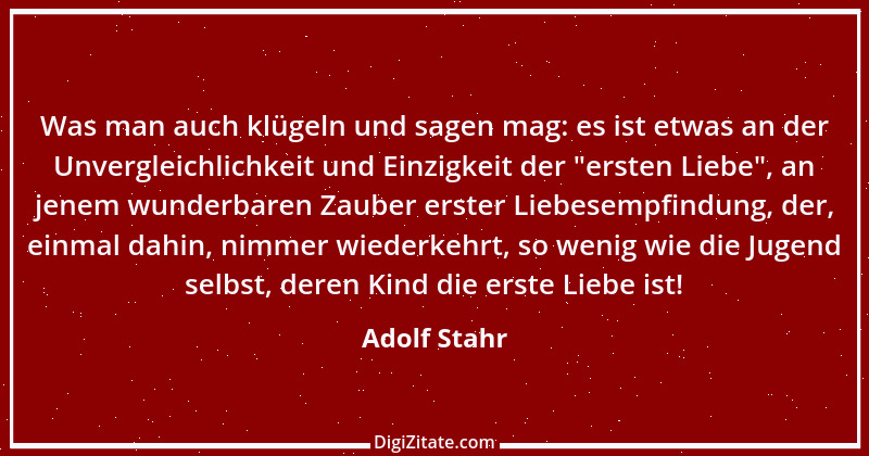 Zitat von Adolf Stahr 1