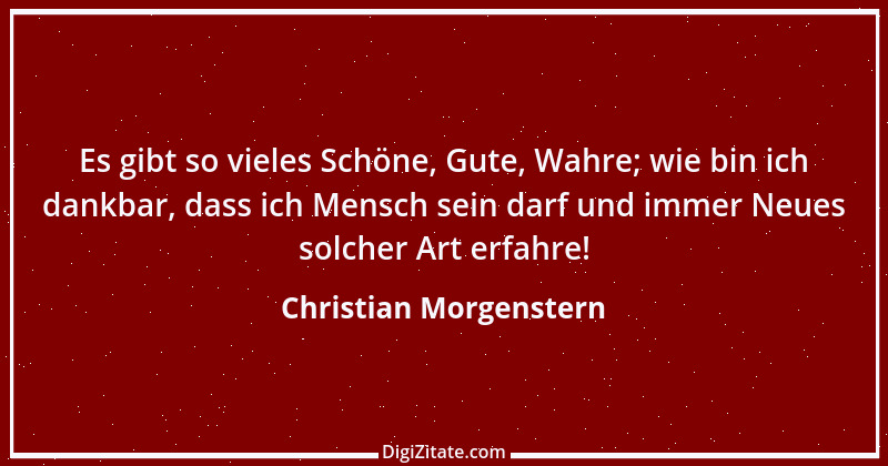 Zitat von Christian Morgenstern 398