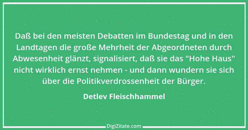 Zitat von Detlev Fleischhammel 16