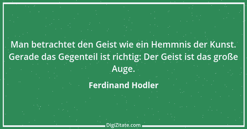 Zitat von Ferdinand Hodler 2