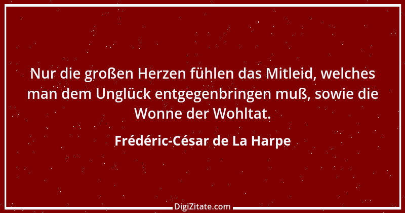 Zitat von Frédéric-César de La Harpe 1