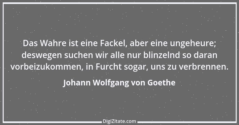 Zitat von Johann Wolfgang von Goethe 1875