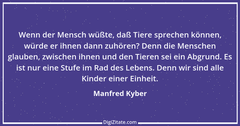 Zitat von Manfred Kyber 1