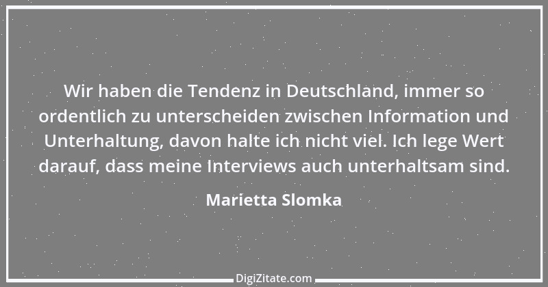 Zitat von Marietta Slomka 6