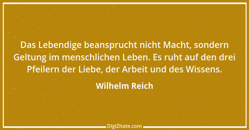 Zitat von Wilhelm Reich 1