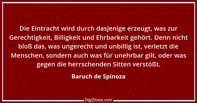 Zitat von Baruch de Spinoza 110