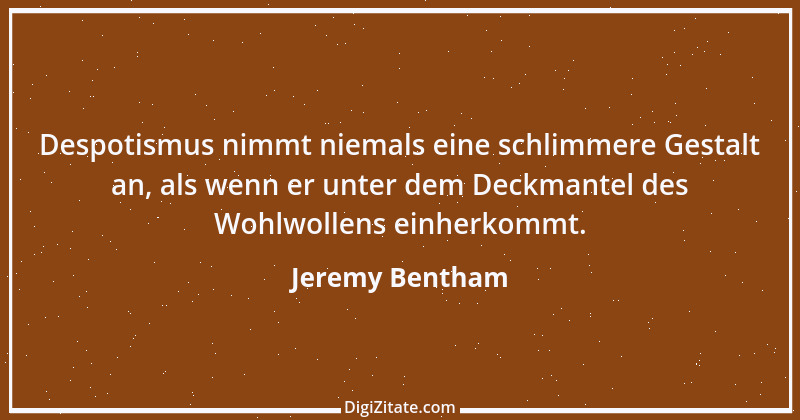 Zitat von Jeremy Bentham 19