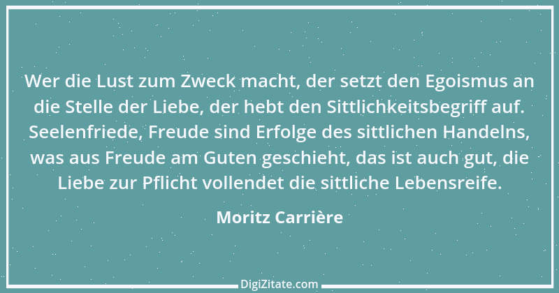 Zitat von Moritz Carrière 2