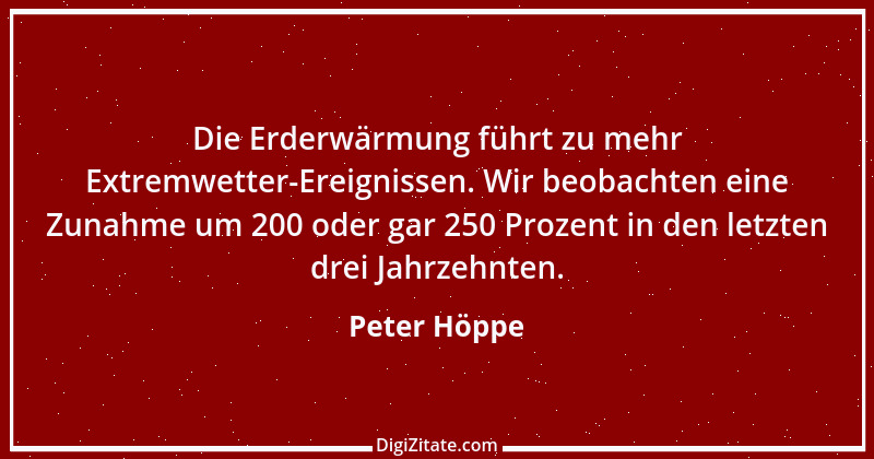 Zitat von Peter Höppe 5