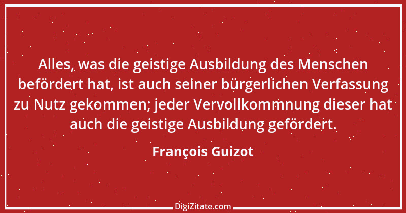 Zitat von François Guizot 3