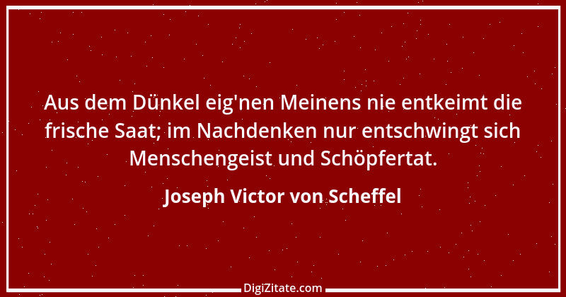 Zitat von Joseph Victor von Scheffel 71