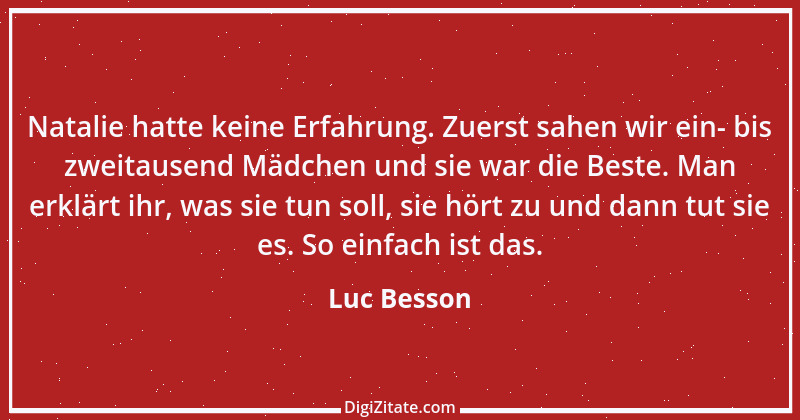 Zitat von Luc Besson 1