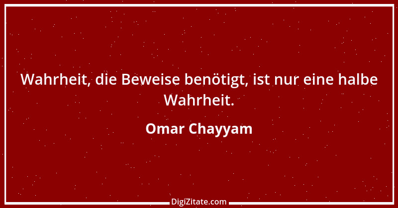 Zitat von Omar Chayyam 20