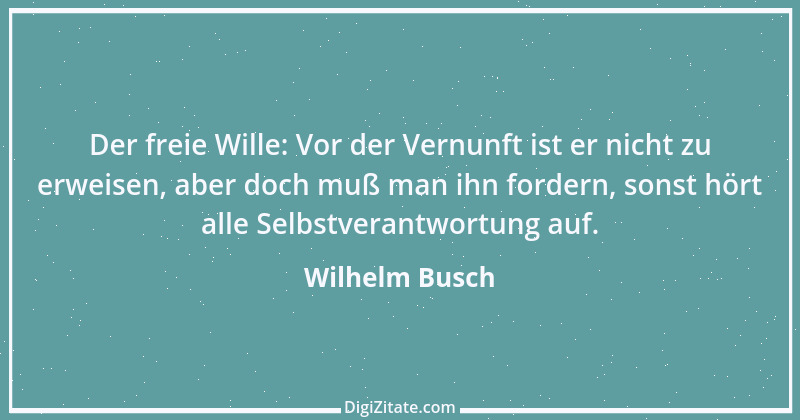 Zitat von Wilhelm Busch 429