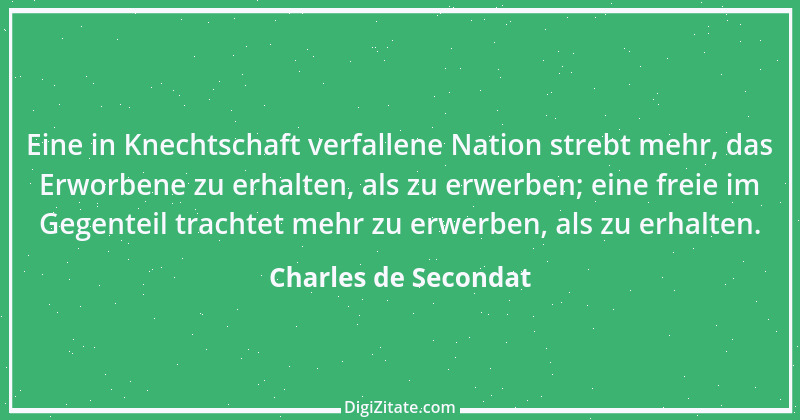 Zitat von Charles de Secondat 73