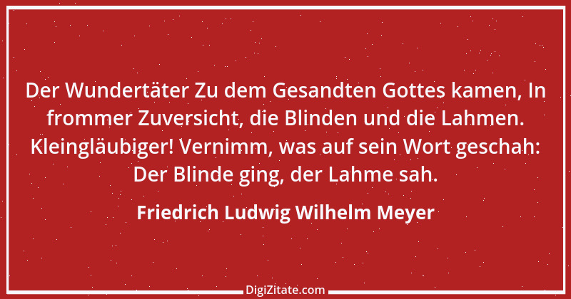 Zitat von Friedrich Ludwig Wilhelm Meyer 5