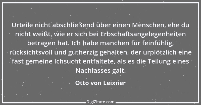 Zitat von Otto von Leixner 177