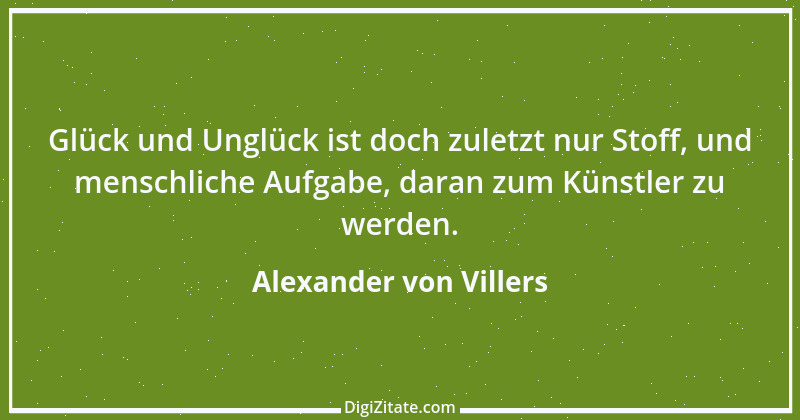 Zitat von Alexander von Villers 8