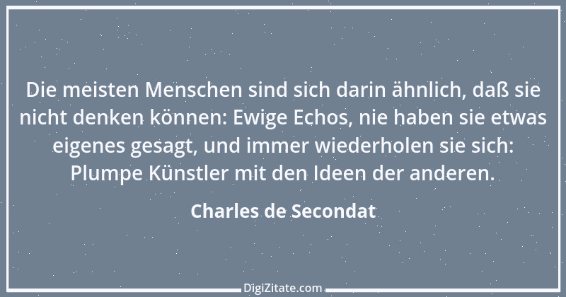 Zitat von Charles de Secondat 74