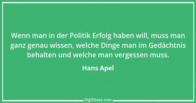 Zitat von Hans Apel 5