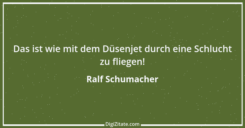 Zitat von Ralf Schumacher 12