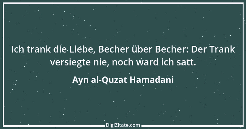 Zitat von Ayn al-Quzat Hamadani 1