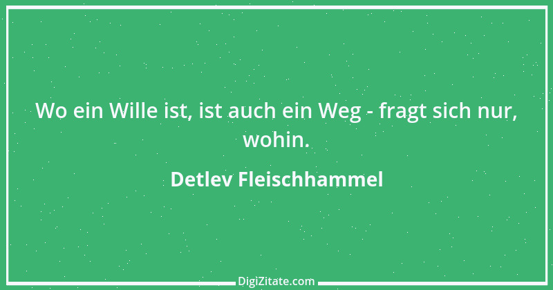 Zitat von Detlev Fleischhammel 21