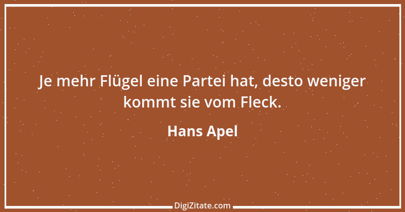 Zitat von Hans Apel 6