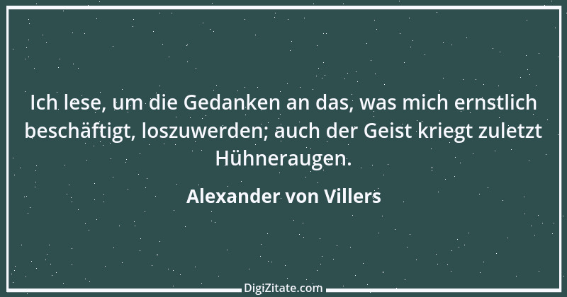 Zitat von Alexander von Villers 10