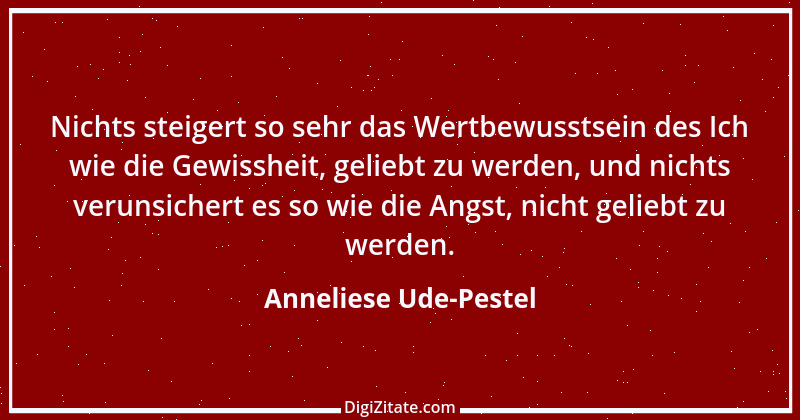 Zitat von Anneliese Ude-Pestel 1