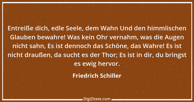 Zitat von Friedrich Schiller 1398