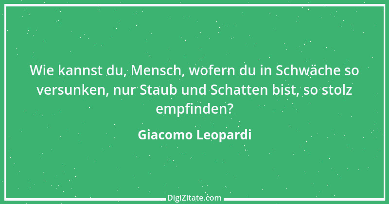 Zitat von Giacomo Leopardi 42