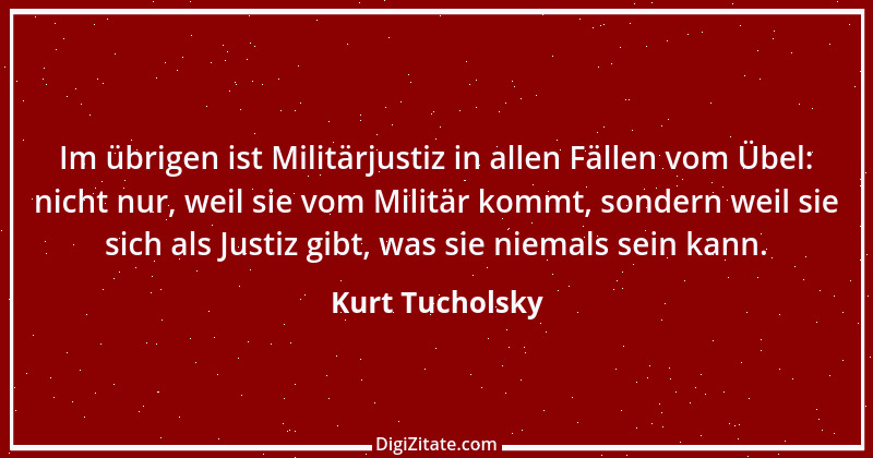 Zitat von Kurt Tucholsky 422