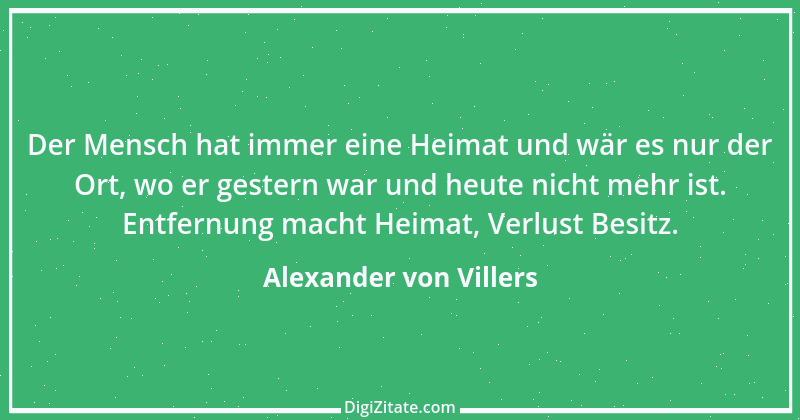 Zitat von Alexander von Villers 11