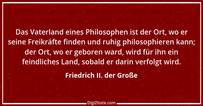 Zitat von Friedrich II. der Große 34